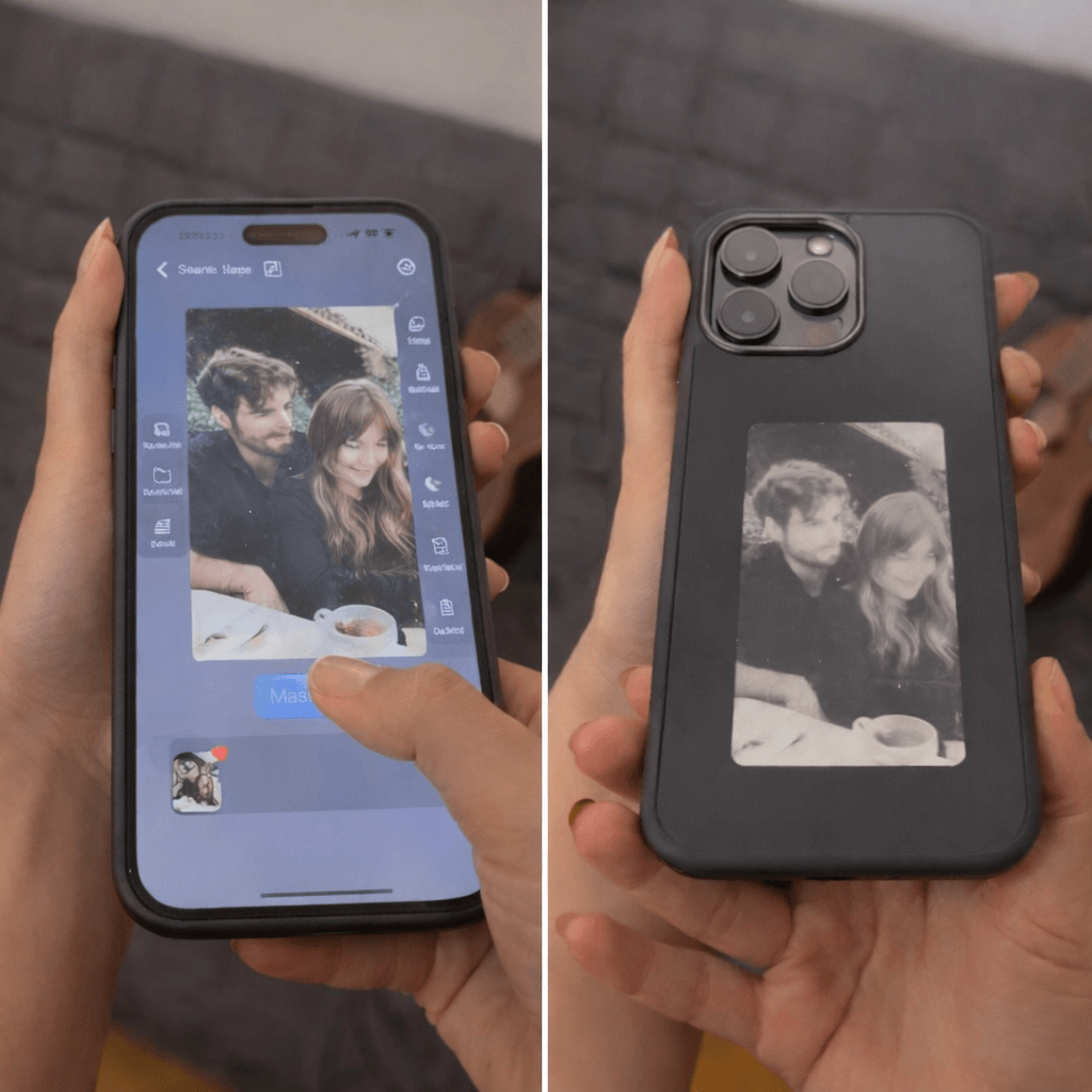 Cover Smart NFC con Display E-Ink