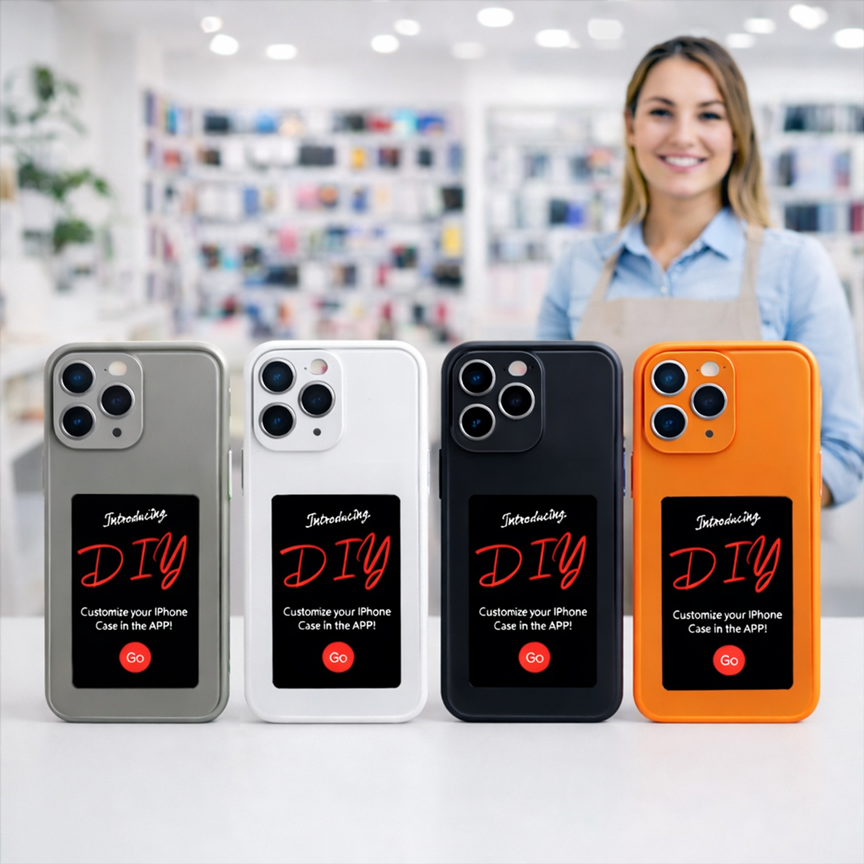 Cover Smart NFC con Display E-Ink